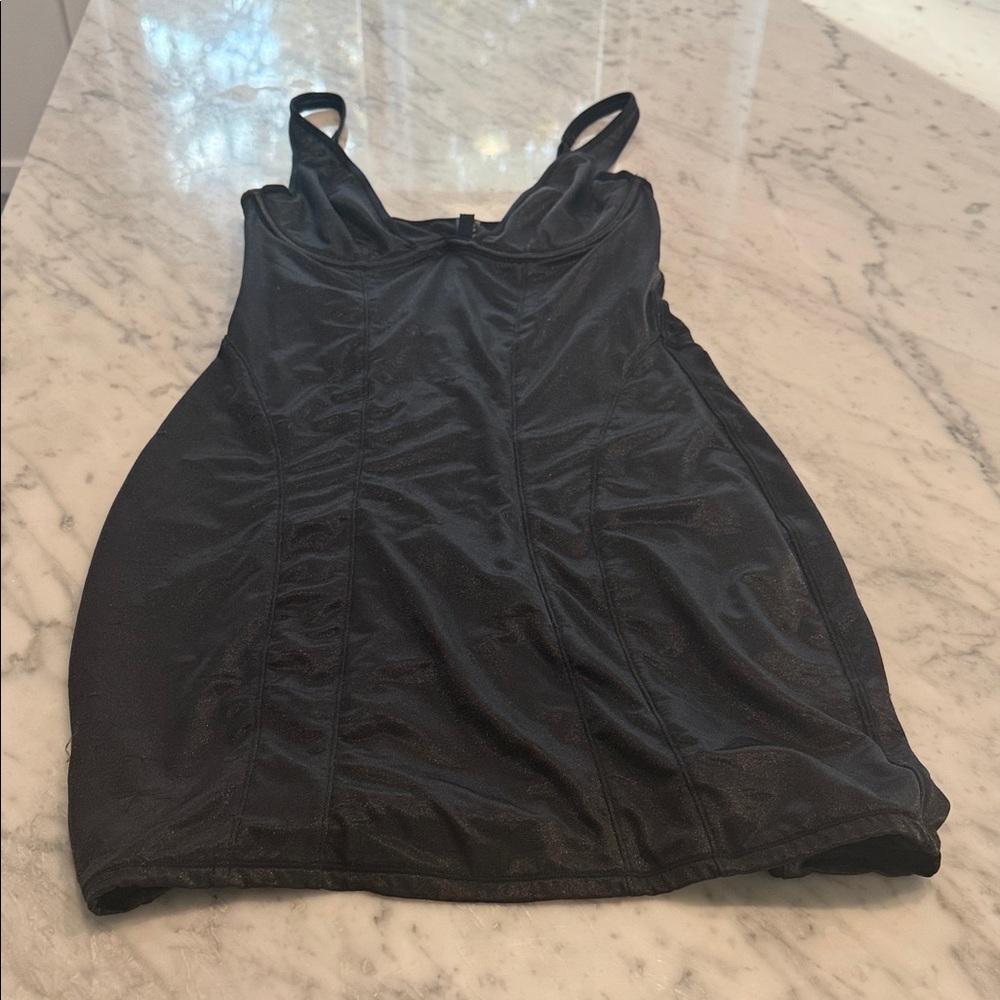 SKIMS Elegant Black Mini Dress